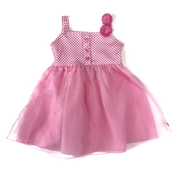 Baby Armstrong Other - [Baby Armstrong] Pink and White Gingham Dress